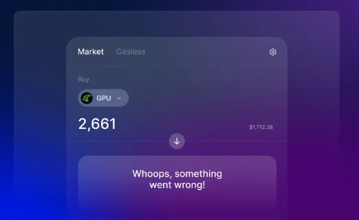 Generic Swap Error
